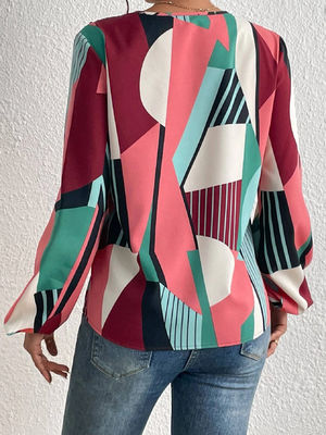 T-shirt Dacron a manica lunga Top per donne