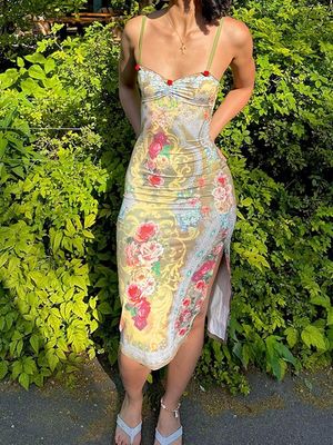 Stile Lunghezza del ginocchio Abito stretto Abito XL Taglia V Collo Abito stretto Ultima moda