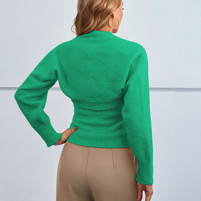 Design Sense Lace Up Outfits Moda Sexy Little Shawl Set di Lana a Due Pezzi