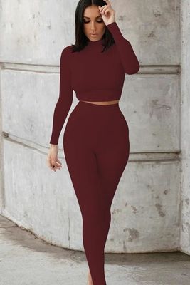 Slim più sexy abbigliamento da ginnastica Moda colore solido Casione casual abiti da fitness sexy