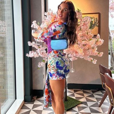 Pacco moda abito da anca latte seta sexy pizzo fino spezia ragazza stampa borsa gonna da anca