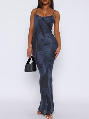 Nuovo splendido vestito in stile vintage, con stampa french Spice, vestito snello.
