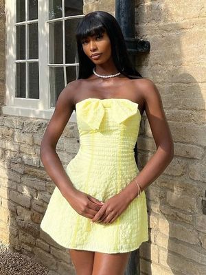 Nuova moda a colori solidi abito corto sexy e snello